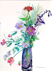 Jerrys vase, 2010 (aguarela e tinta sobre papel)