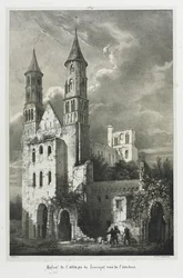 Ruínas da Abadia de Jumièges.