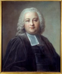 Retrato de Chretien Guillaume de Lamoignon de Malesherbes (1721-1794) advogado do Rei no âmbito da Convenção. Pastel de Jean Valade (1709-1787)