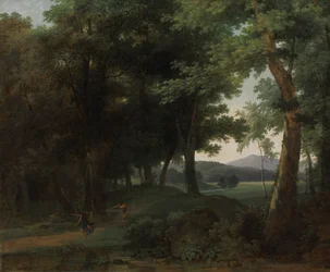 Uma floresta com Apollo e Daphne, 1810.