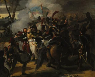 A Morte do General Colbert, c. 1809-10 (óleo sobre tecido)