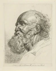 Retrato de um velho com barba