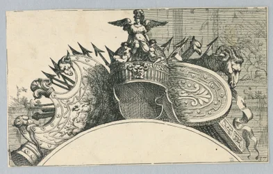 Troféu de Armas (Um troféu de armas acima de um cabide)