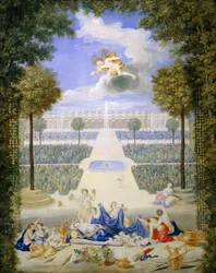 França, Versailles, parterre de Grand Trianon, de Jean Cotelle