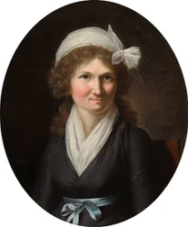Retrato de uma mulher na época do Directoire