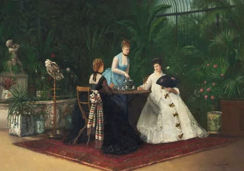 Chá no conservatório, 1893.