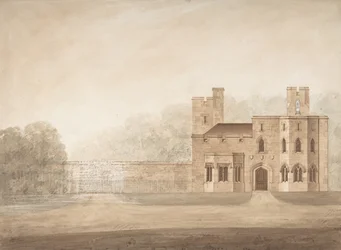 Projeto para o Bishopsgate Lodge, no Castelo de Windsor, Berkshire, ca. 1820-30.