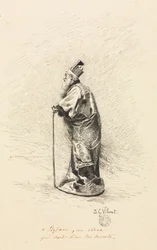 Estudo para o Mago em "Conte de Fée" (História de uma Fada)