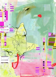 Camadas abstratas vibrantes