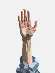 Chegando a Painted Hand