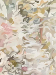 Abstrato floral em tons suaves