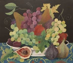 Fruta numa taça (acrílico)