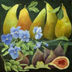 Frutos mistos, 2013 (acrílico sobre tela)