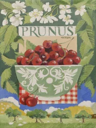 Prunus avium (acrílico)