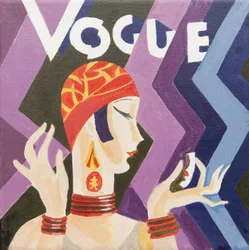 Capa da Vogue (acrílico)