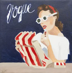 Capa da Vogue (acrílico)