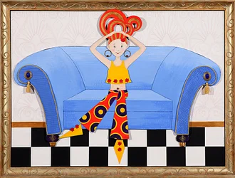 Divan Diva, 2008 (acrílico a bordo)