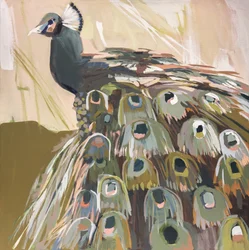 Pavão verde-azeitona
