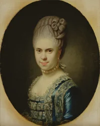 Retrato de Dorothea Maria Lienau, 1772 (ver 149184 para par)