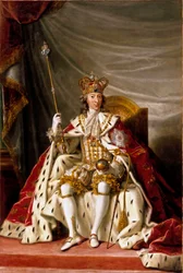 Retrato do rei Christian VII da Dinamarca, 1789.