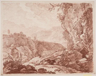 paisagem de fantasia italiana