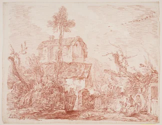 paisagem de fantasia italiana
