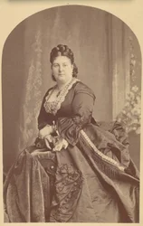 A soprano britânica Euphrosyne Parepa-Rosa 1836-1874, década de 1870.