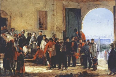 A Guerra da Crimeia: a enfermeira Florence Nightingale no Hospital de Scutari, na Turquia, 1856