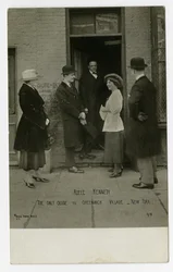 Adele Kennedy, a única guia de Greenwich Village, Nova Iorque, EUA