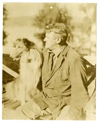 Albert Payson Terhune, escritor, c.1916-28 (foto em prata gelatina)