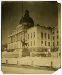 Capitol, Boston, Mass, Boston, EUA, c.1902-10 (foto gelatina prateada)