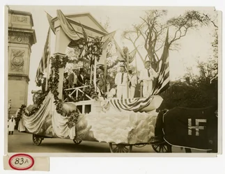 Flutuador de Desfile Histórico No 47 Bem-vindo a Lafayette