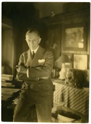 John McCutcheon, cartoonista de Chicago, c.1905-40 (foto em prata gelatina)