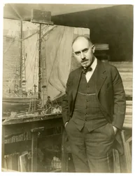 Jonas Lie, artista, 1905