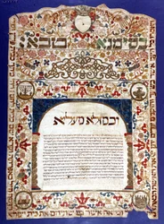 Contrato de casamento judeu, "Ketubah".