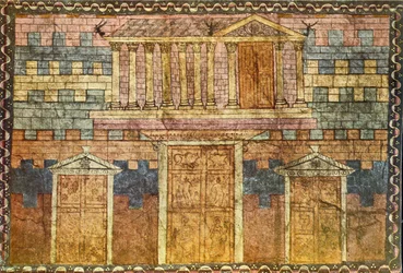 O Templo de Salomão (têmpera sobre gesso)