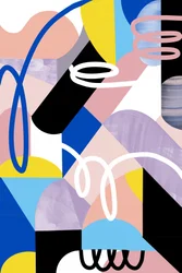 Formas abstratas vibrantes