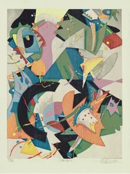 Con Brio, 2011 (xilogravura)