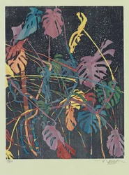 Díptico B, 2011 (xilogravura)