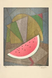 Pasteque, 2020 (xilogravura)