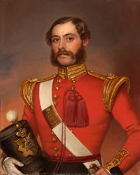 Tenente William Munro, 39º (Dorsetshire) Regimento de Pé, c.1844 (óleo sobre tela)