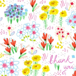 Floral Garden - Obrigado, 2014 (caneta, tinta e papel)