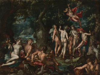 O Julgamento de Paris, 1602.