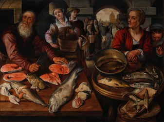 Mercado de Peixe, 1568 (óleo no carvalho báltico)