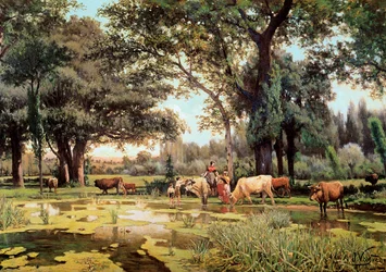 Verão. (1843-1894). Anos 1880. Barcelona. Museu Nacional de Arte da Catalunha