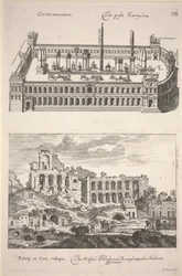 Ilustração de "Des Alten und Neuen Roms Grosser Schau-Platz" de Joachim von Sandrart
