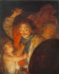 Alegoria de Marte, Vênus e Cupido da raiva, c.1630