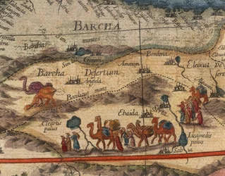 Mapa de África em 1686 por Joan Blaeu, detalhe