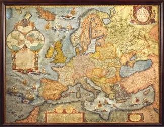 Mapa da Europa 1686 por Joan Blaeu