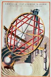 O armilar equatorial de Tycho Brahe, século XVI
